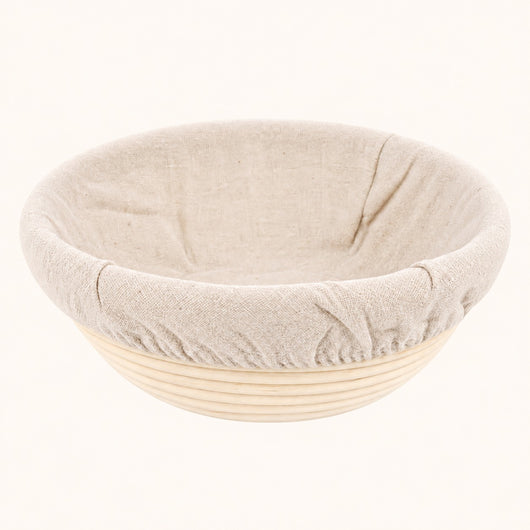 Natural Rattan Bread Fermentation Basket with Cloth Cover